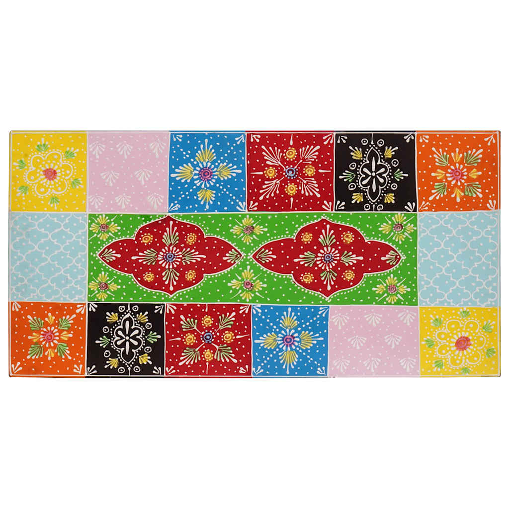 TV-skab med skuffe Flerfarvet 60 x 30 x 24 cm Massivt mangotræ