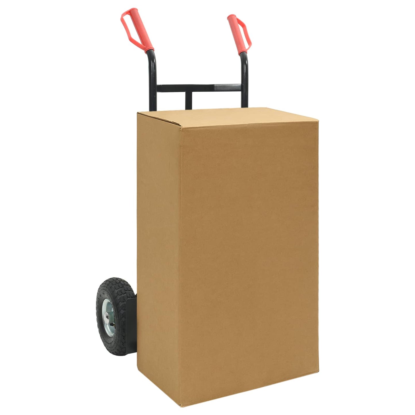 Udvidelig håndvogn Sort og rød 57 x 46 x 113 cm Stål