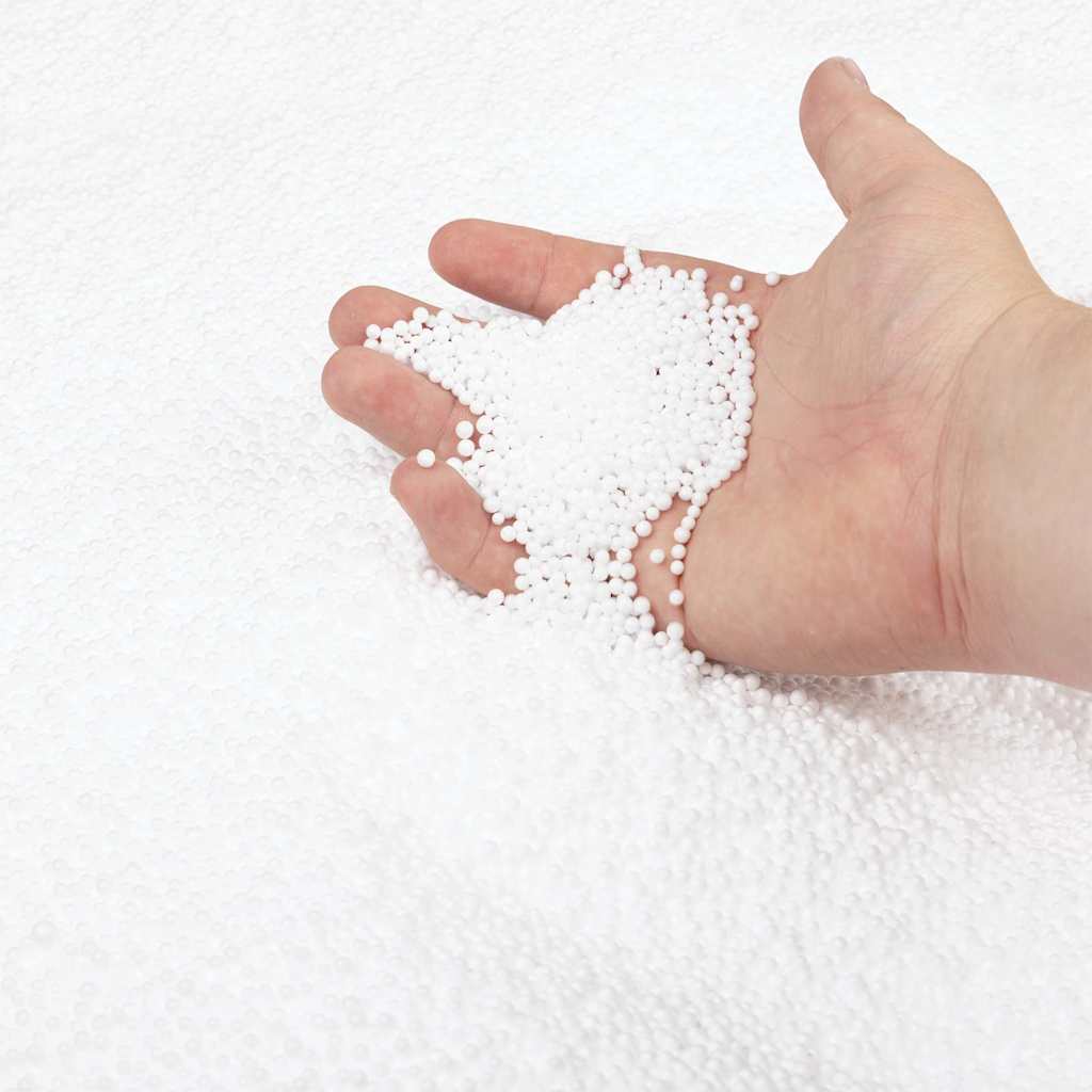 sækkestolsfyld EPS 50 L hvid 10 kg/m³