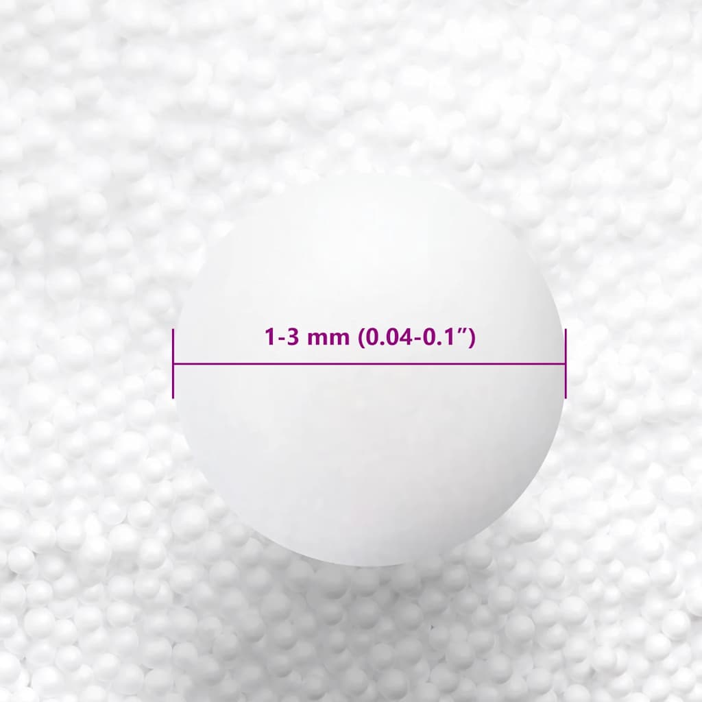 sækkestolsfyld EPS 100 L hvid 18 kg/m³