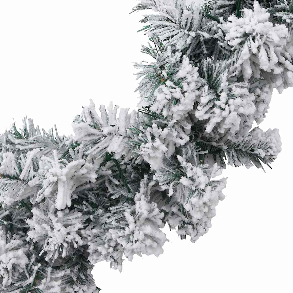 julegirlande med LED-lys grøn 5 m PVC