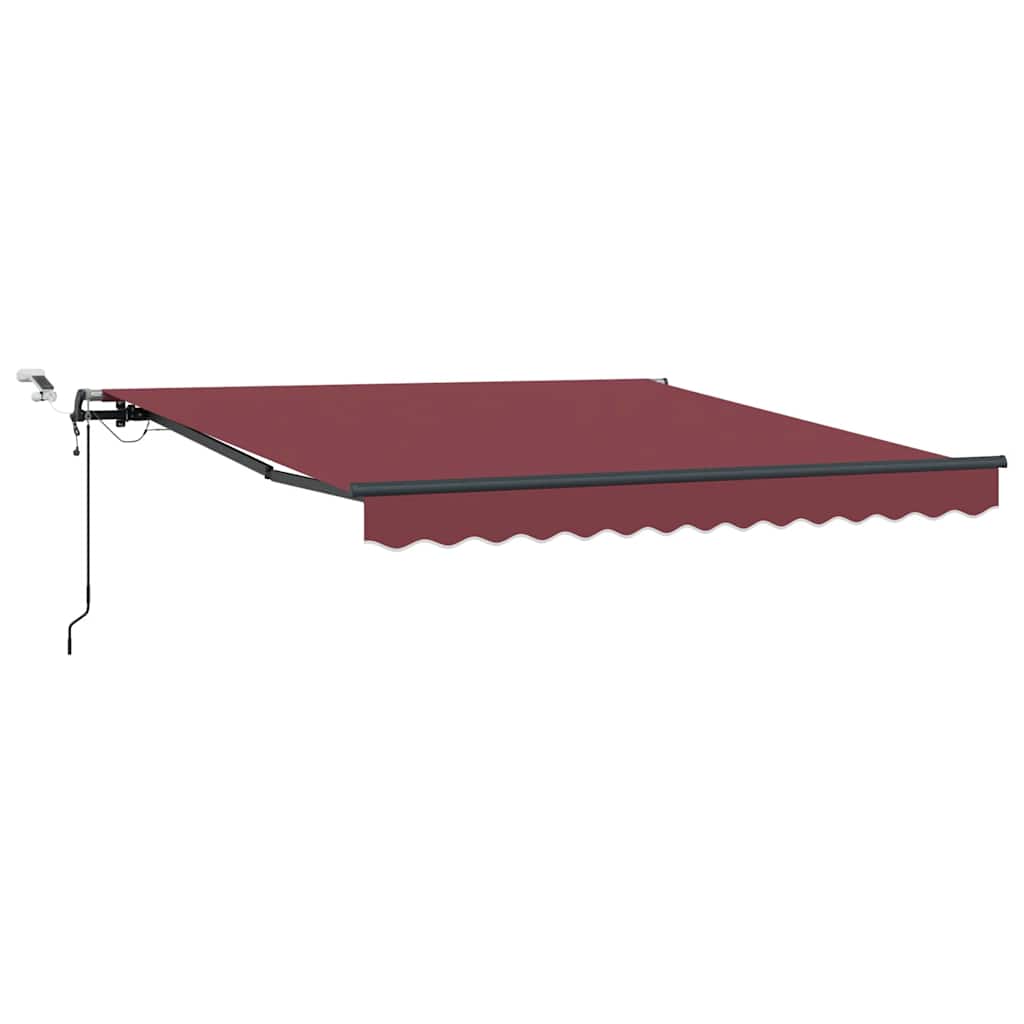 Udtrækkelig markise Bordeaux 300 x 250 cm Polyester