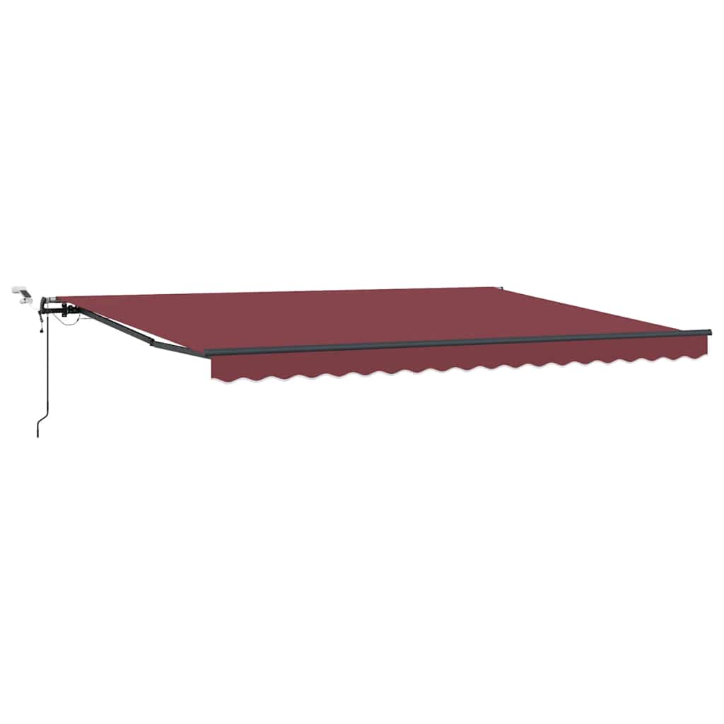 Udtrækkelig markise Brun 450 × 300 cm Polyester
