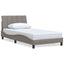 sengeramme uden madras Hanko Taupe 100x200 cm Stof