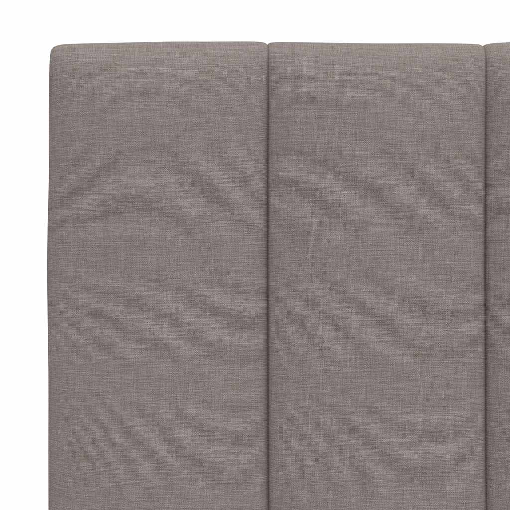 sengeramme uden madras Hanko 140x190 cm stof gråbrun