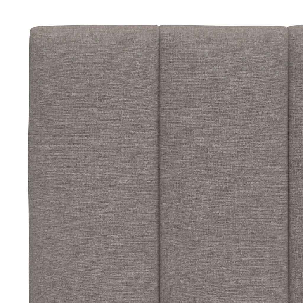 sengeramme uden madras Hanko 140x200 cm stof gråbrun