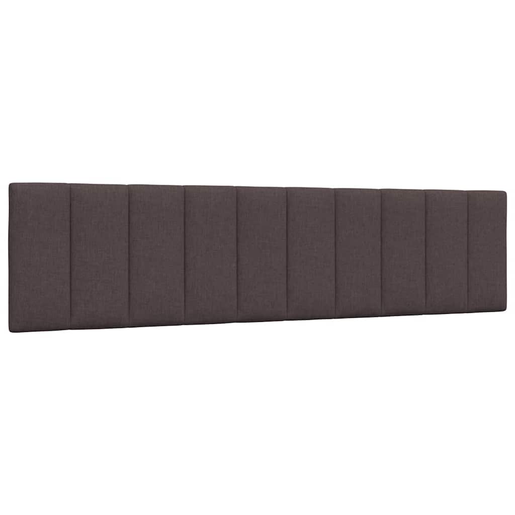 sengeramme uden madras Hanko 200x200 cm stof mørkebrun