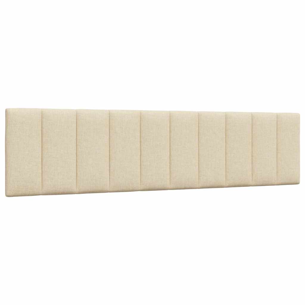 sengeramme uden madras Hanko 200x200 cm stof cremefarvet