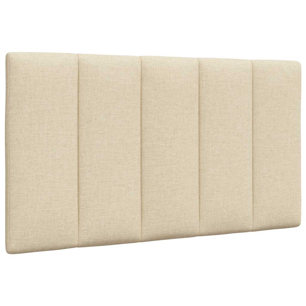 seng med madras Hanko 90x190 cm stof cremefarvet