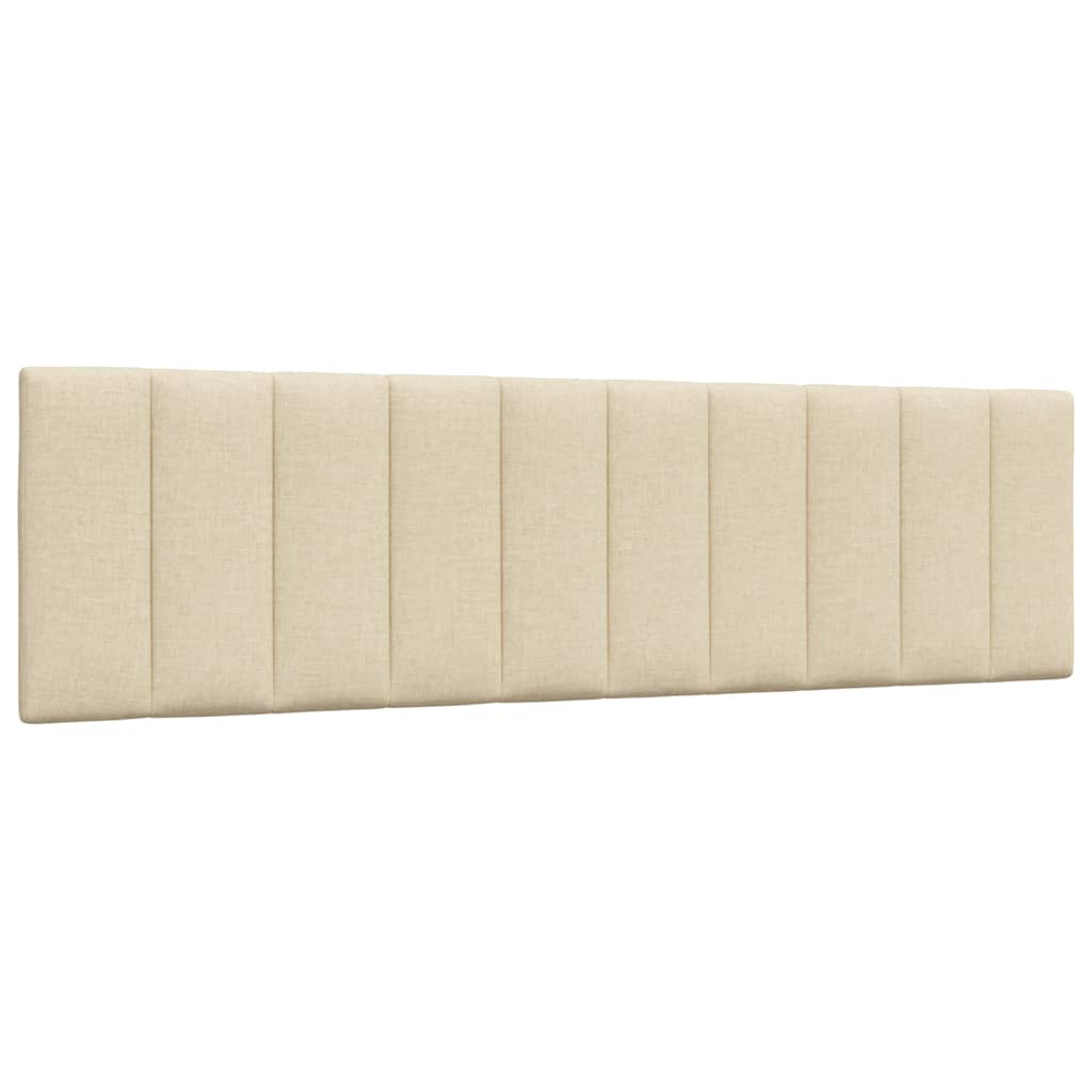 seng med madras Hanko 180x200 cm stof cremefarvet