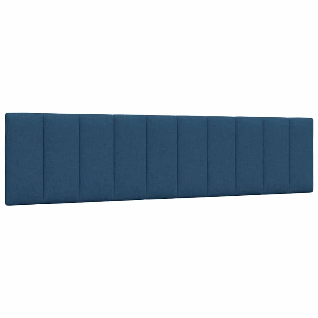 seng med madras Hanko 200x200 cm stof blå