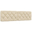 sengeramme uden madras 180x200 cm stof cremefarvet