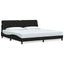 sengeramme uden madras 200x200 cm stof sort