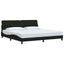 sengeramme uden madras 200x200 cm stof sort