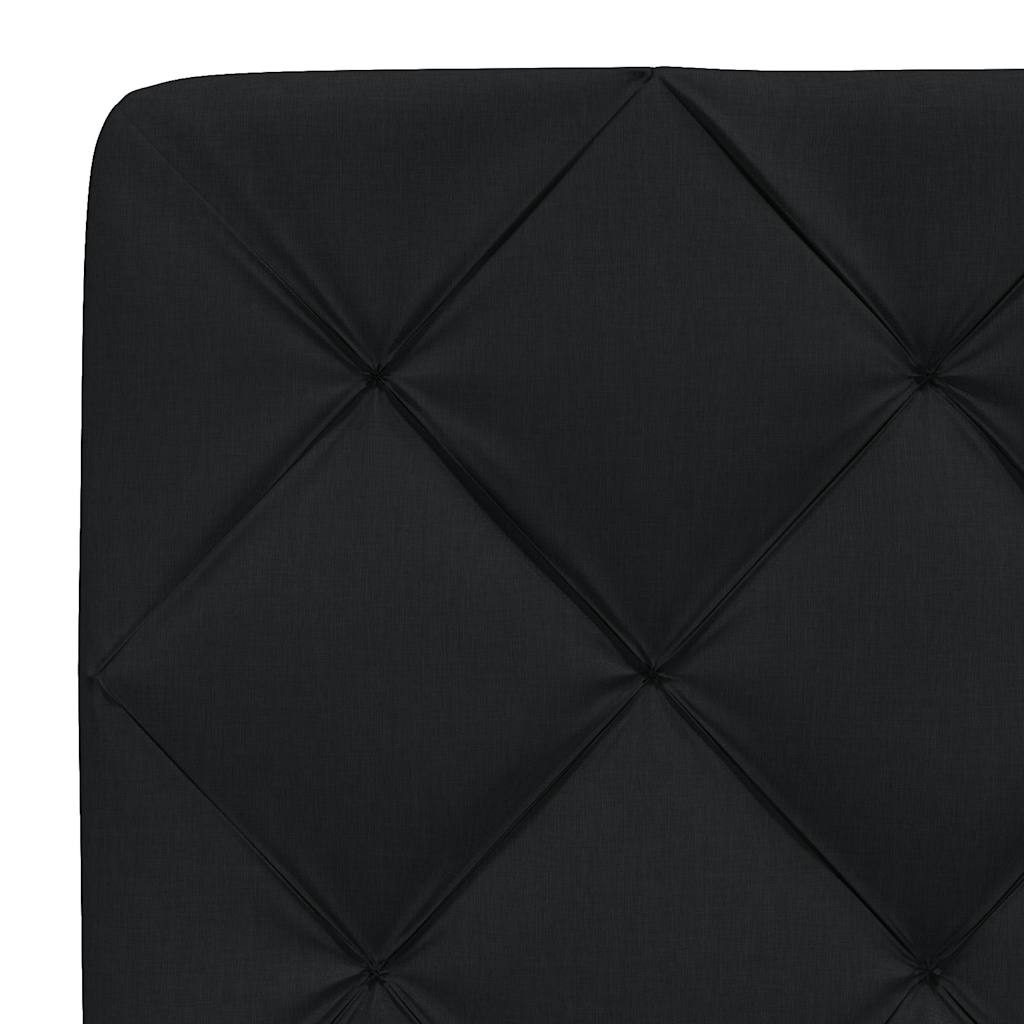 sengeramme uden madras 200x200 cm stof sort