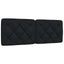 Seng med madras 140x200 cm stof sort