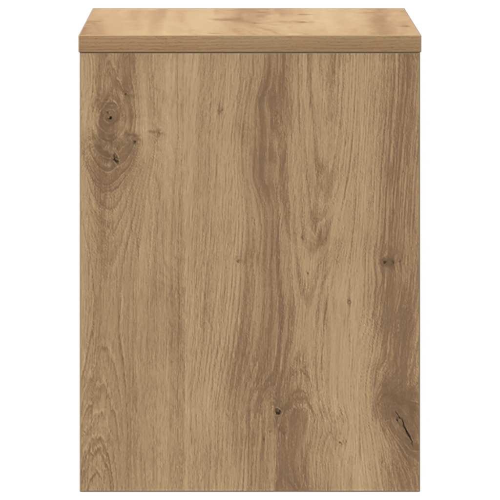 sengebord 40x30x40 cm konstrueret træ kunsteg