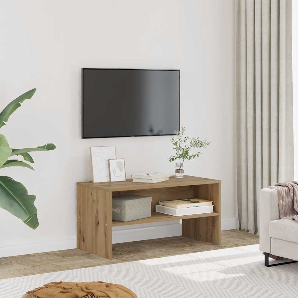 tv-bord 80x40x40 cm konstrueret træ kunsteg