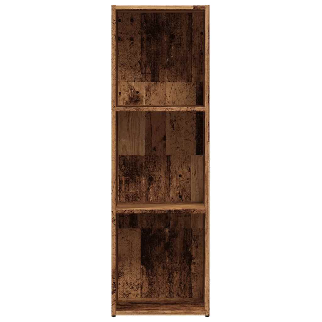 Bogskab gammelt træ 36x30x114 cm konstruktionstræ