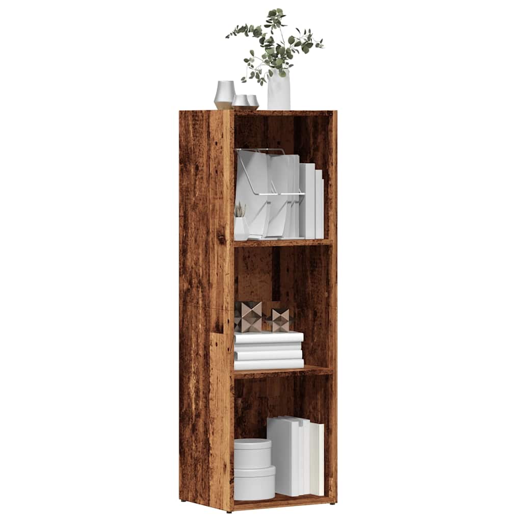 Bogskab gammelt træ 36x30x114 cm konstruktionstræ
