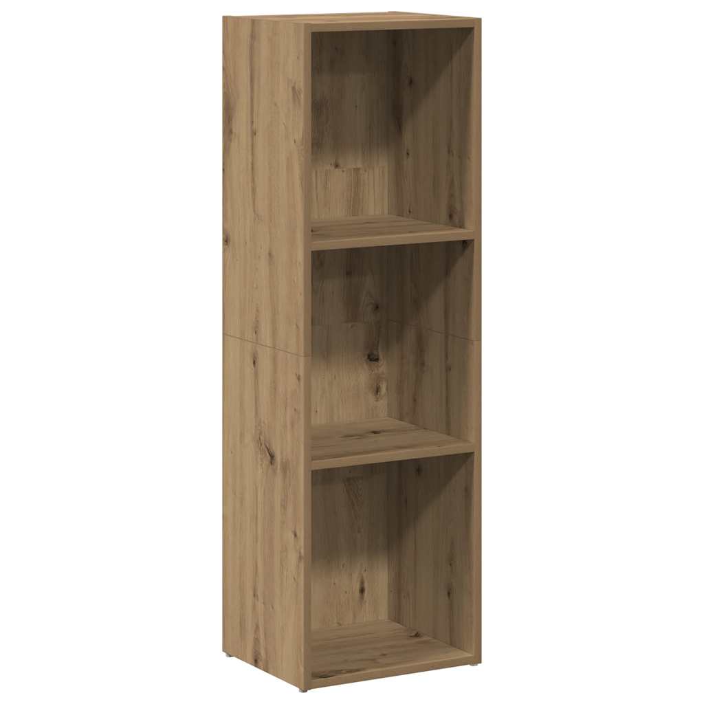 bogskab 36x30x114 cm konstrueret træ kunsteg