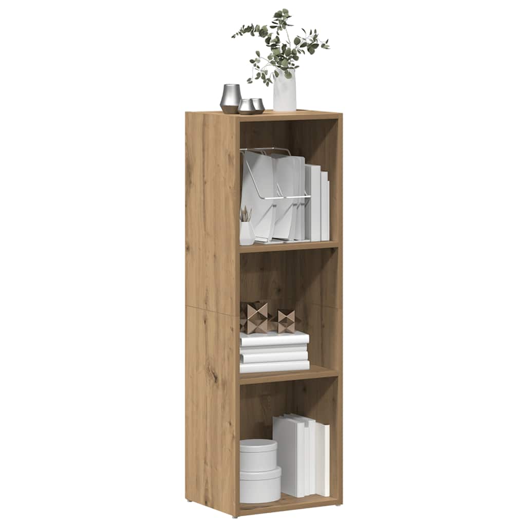 bogskab 36x30x114 cm konstrueret træ kunsteg