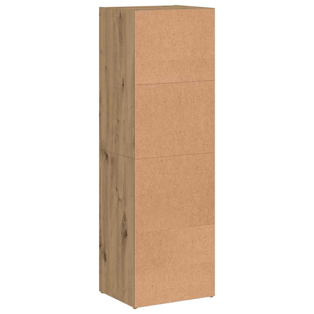 bogskab 36x30x114 cm konstrueret træ kunsteg