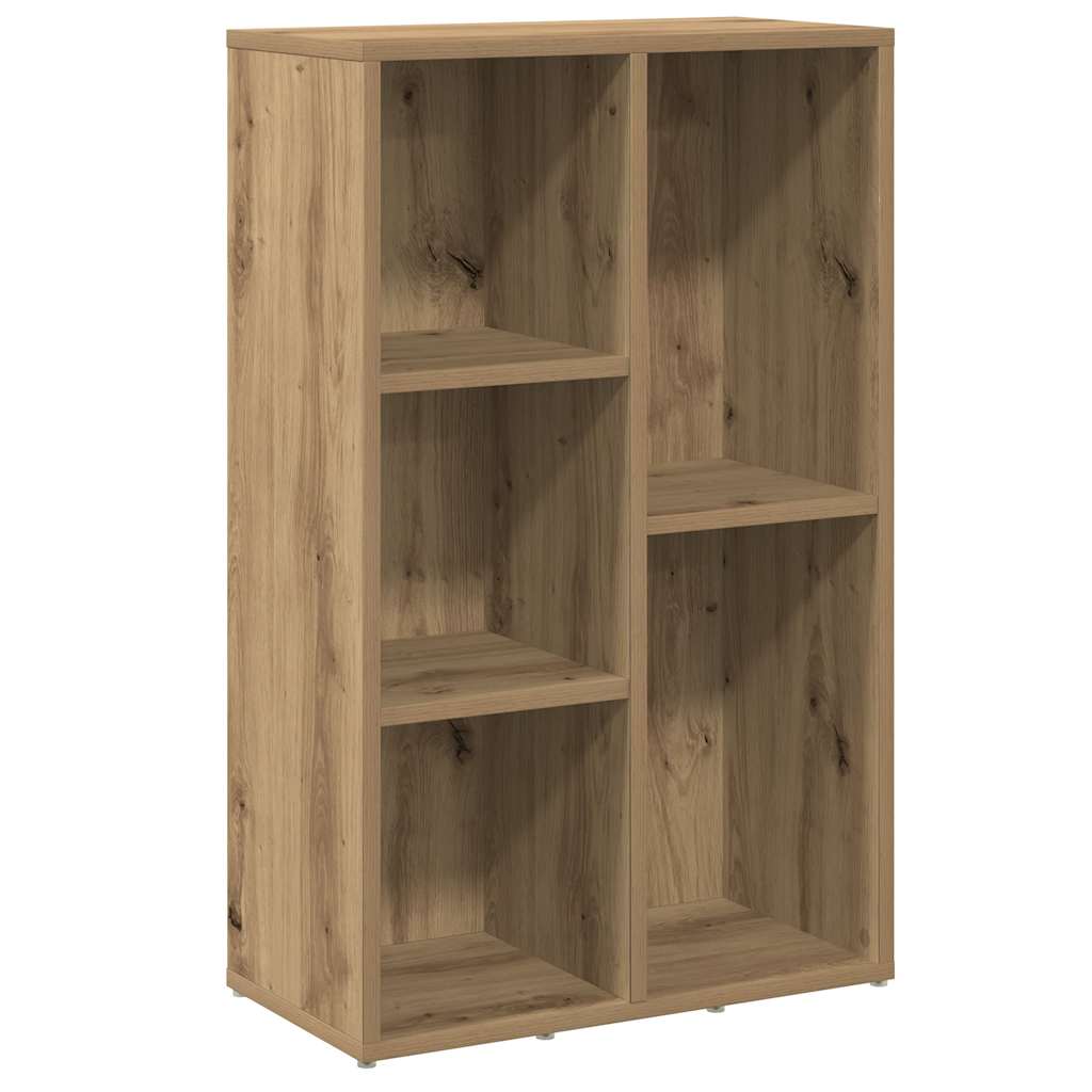 bogskab 50x25x80 cm konstrueret træ kunsteg