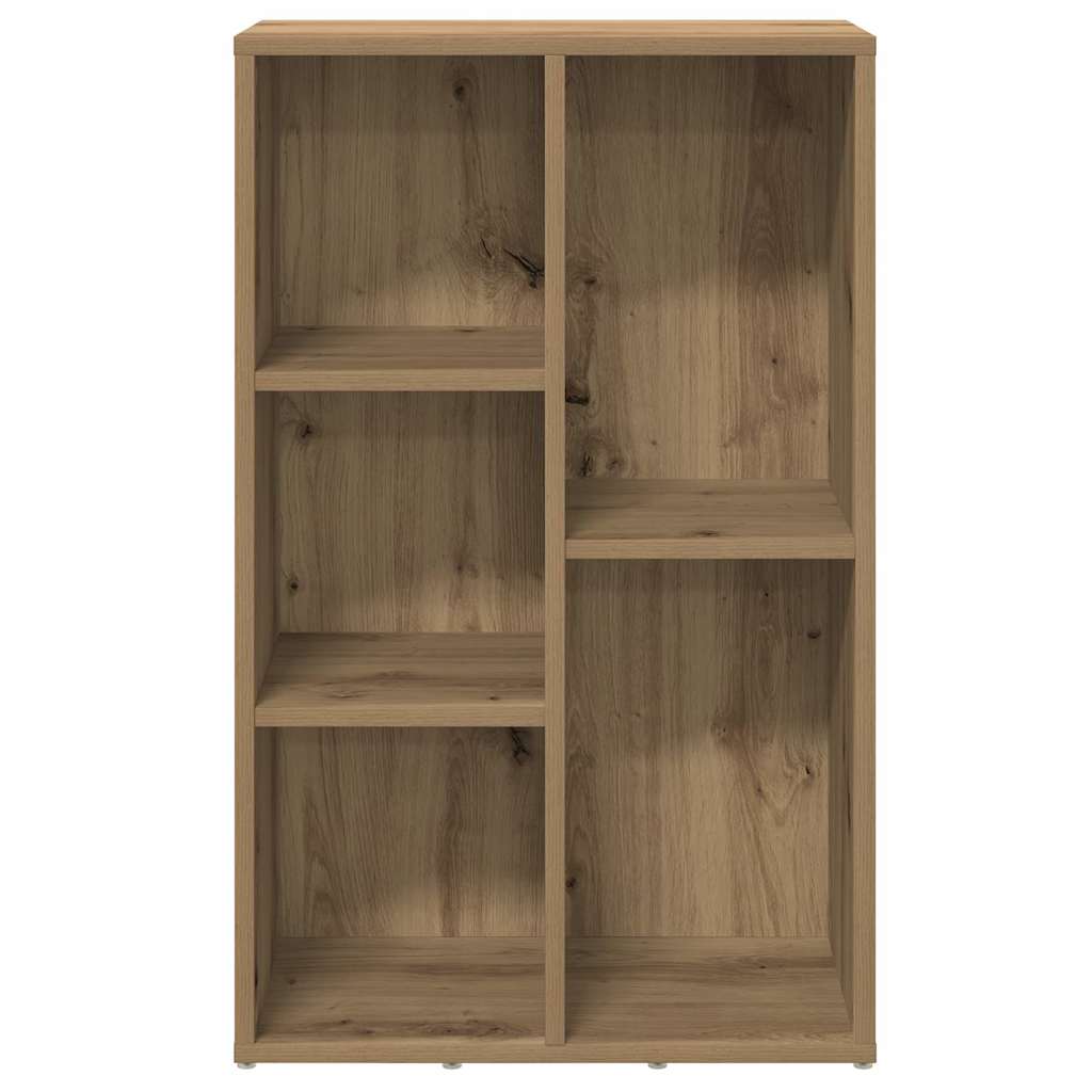 bogskab 50x25x80 cm konstrueret træ kunsteg