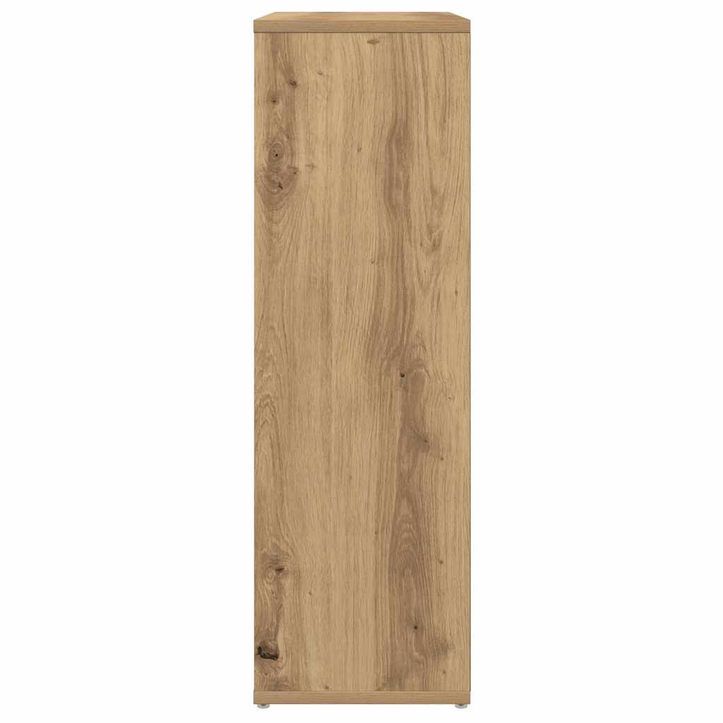 bogskab 50x25x80 cm konstrueret træ kunsteg