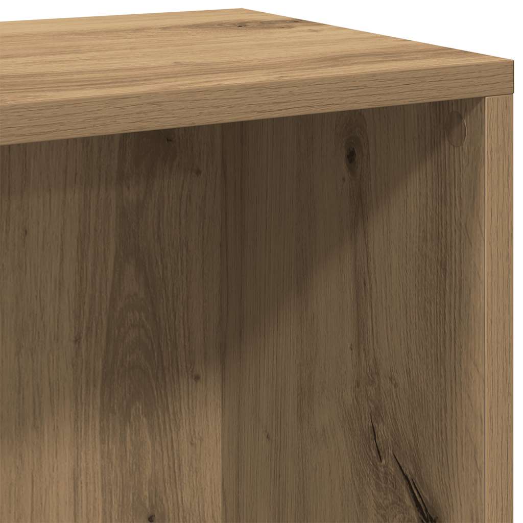 bogskab 50x25x80 cm konstrueret træ kunsteg