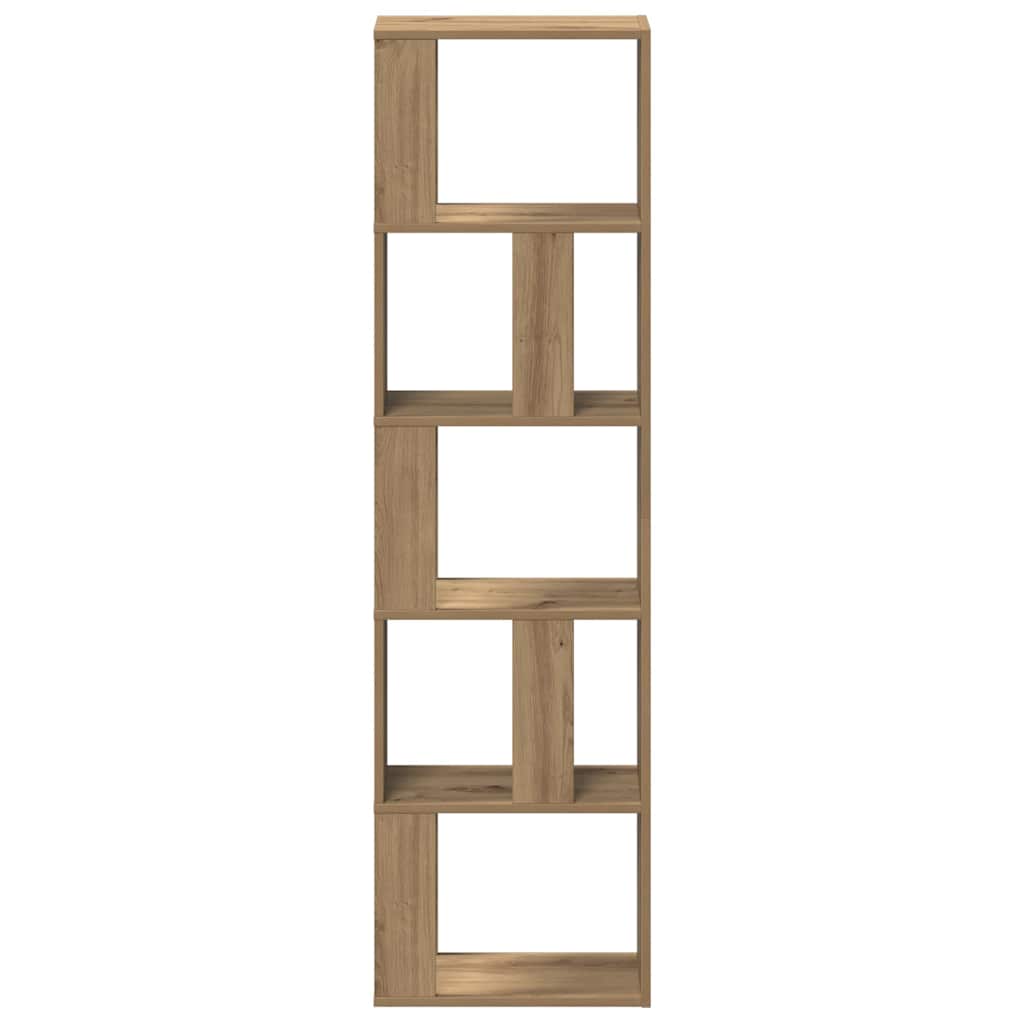 bogskab 45x24x159 cm konstrueret træ kunsteg