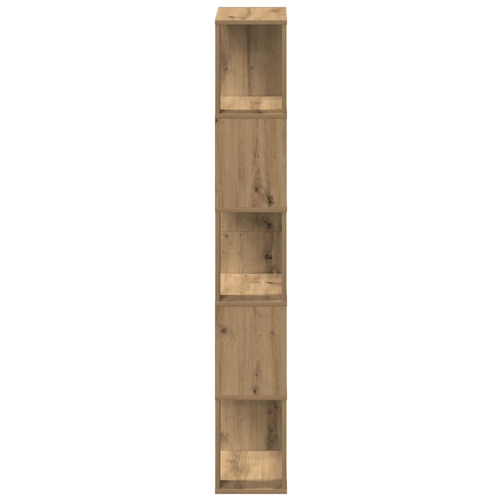 bogskab 45x24x159 cm konstrueret træ kunsteg