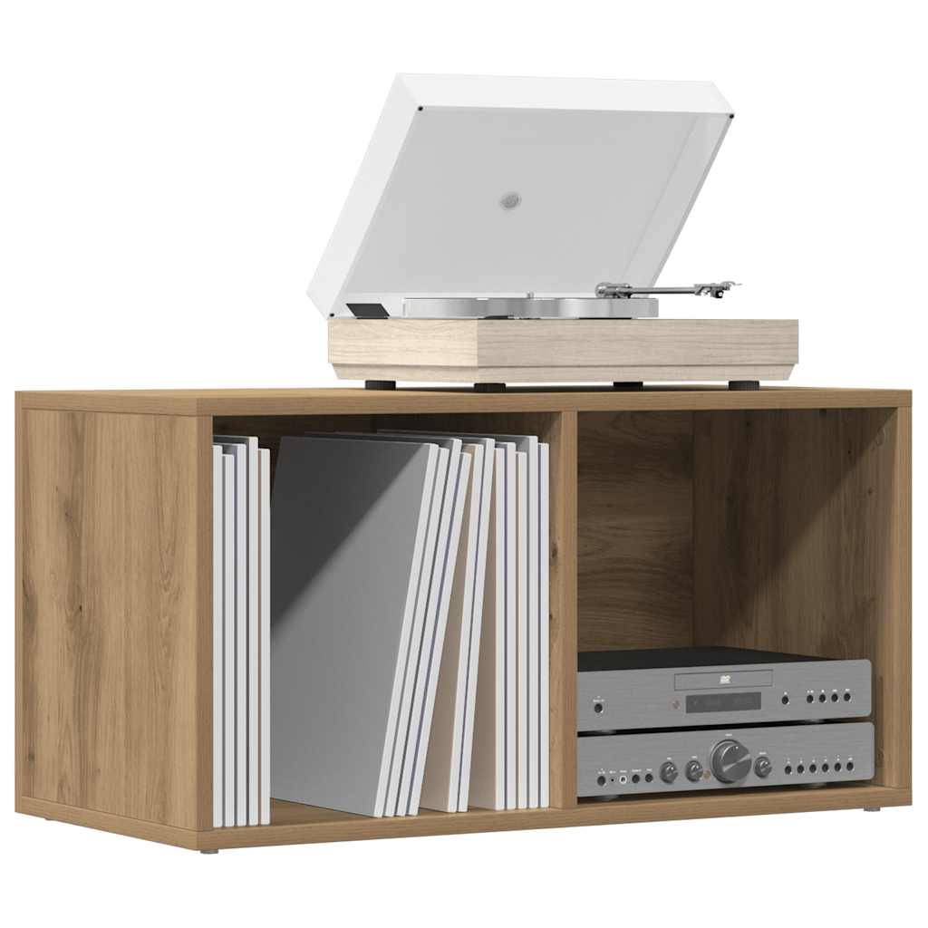 LP opbevaringskasse 69,5x34x36 cm konstrueret træ kunsteg