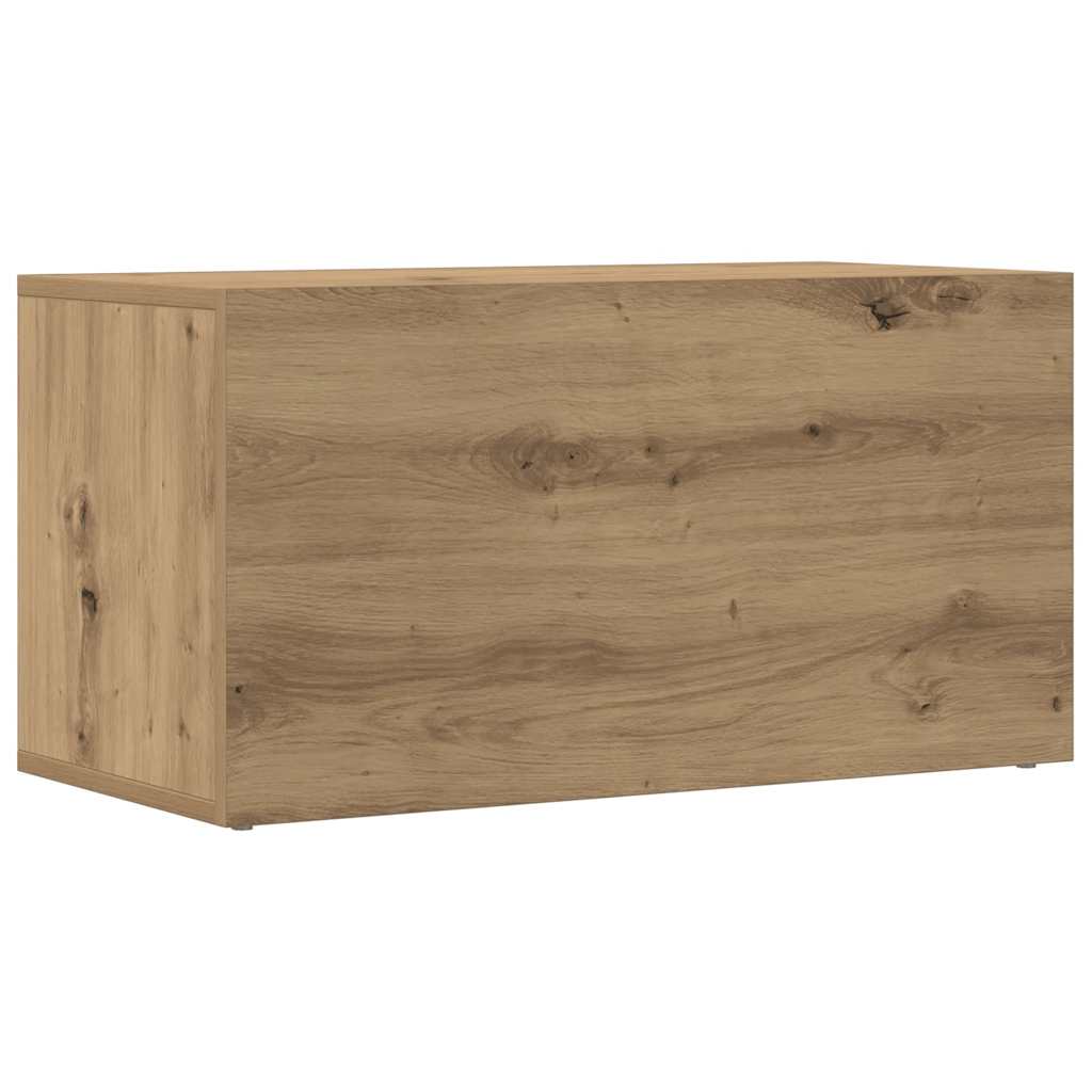 LP opbevaringskasse 69,5x34x36 cm konstrueret træ kunsteg