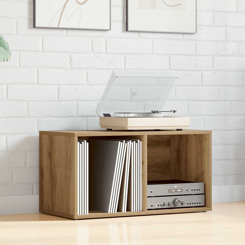 LP opbevaringskasse 69,5x34x36 cm konstrueret træ kunsteg