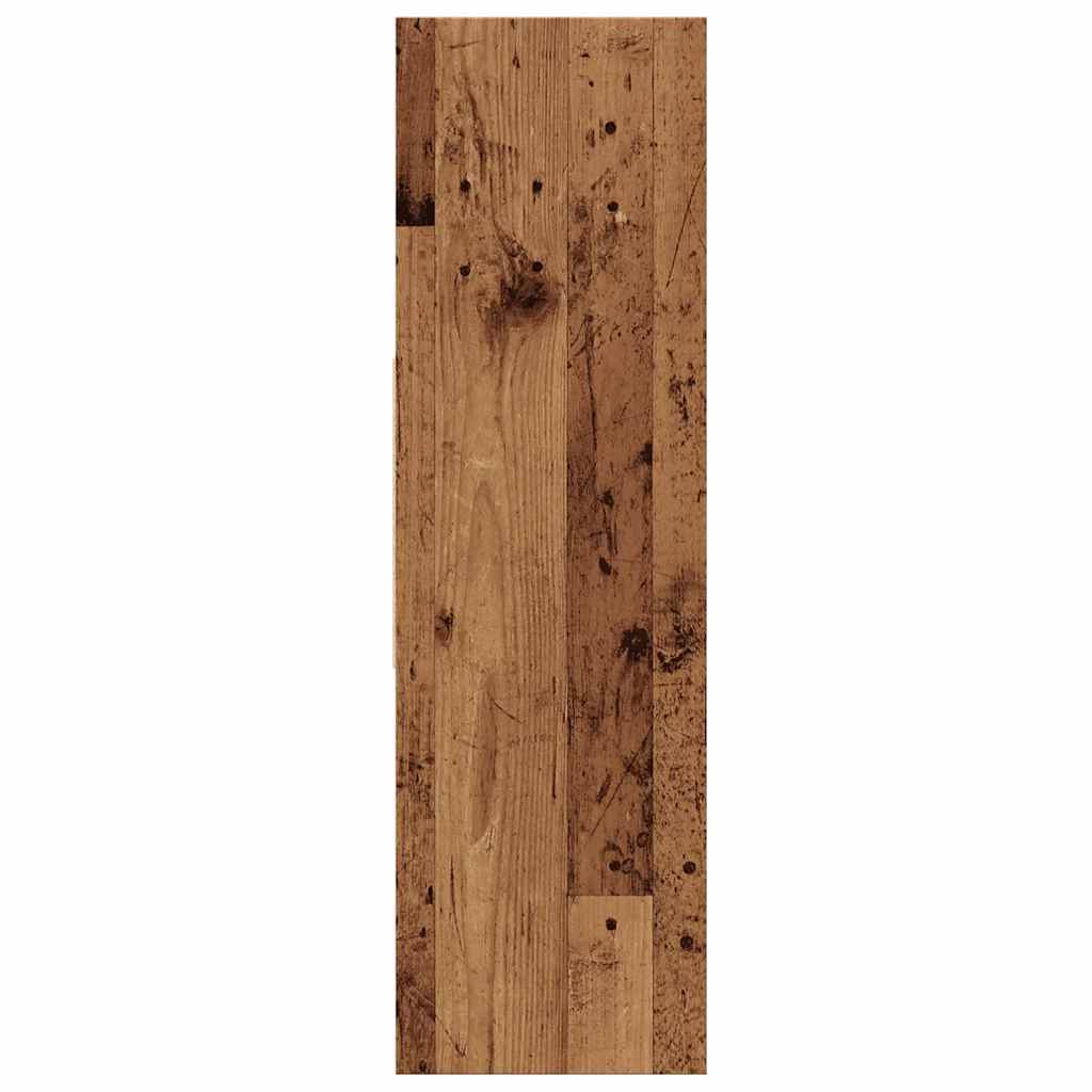 bogreol 97,5x29,5x100 cm konstrueret træ gammelt træ
