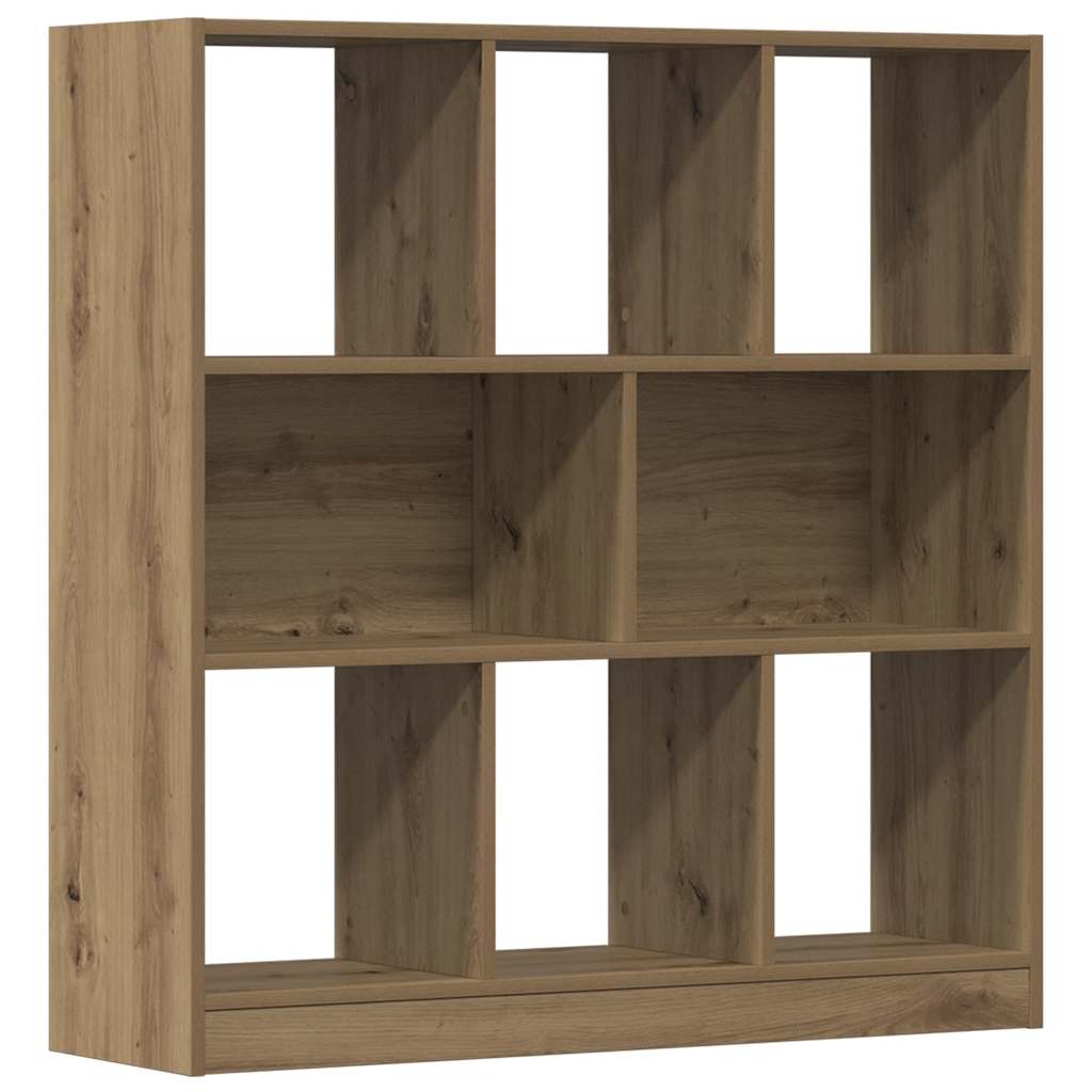 bogskab 97,5x29,5x100 cm konstrueret træ kunsteg