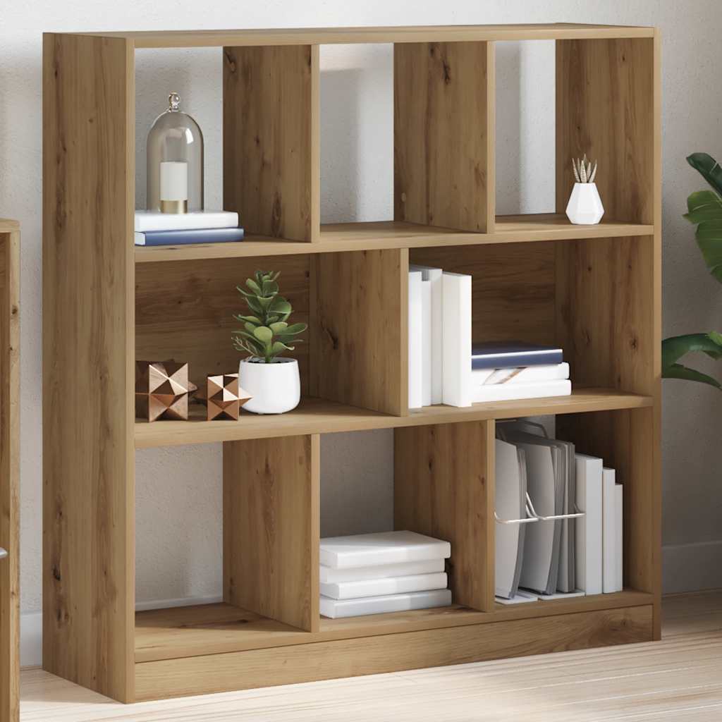 bogskab 97,5x29,5x100 cm konstrueret træ kunsteg