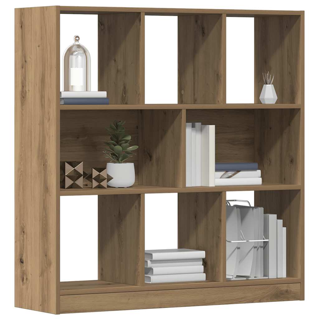 bogskab 97,5x29,5x100 cm konstrueret træ kunsteg