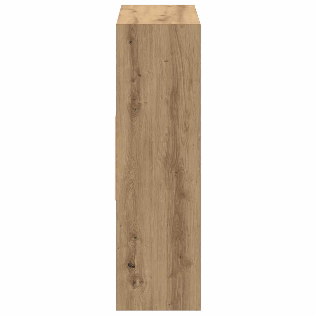 bogskab 97,5x29,5x100 cm konstrueret træ kunsteg