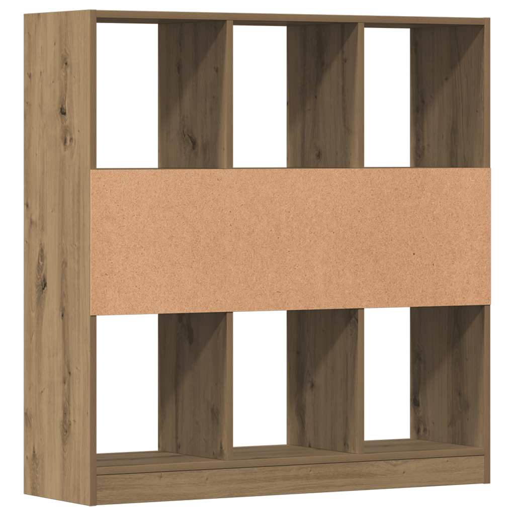 bogskab 97,5x29,5x100 cm konstrueret træ kunsteg