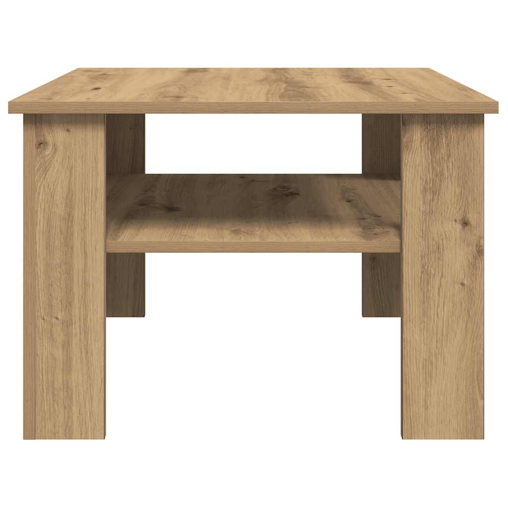 sofabord 60x60x42 cm konstrueret træ kunsteg