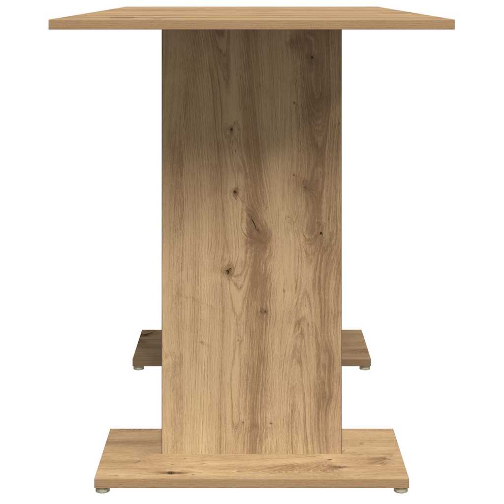 spisebord 110x60x75 cm konstrueret træ kunsteg