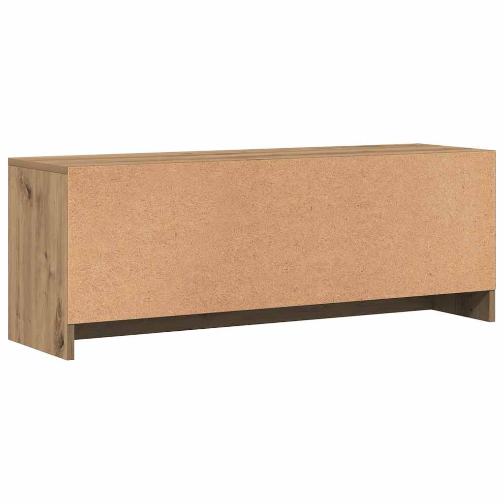 tv-bord 102x30x37,5 cm konstrueret træ kunsteg