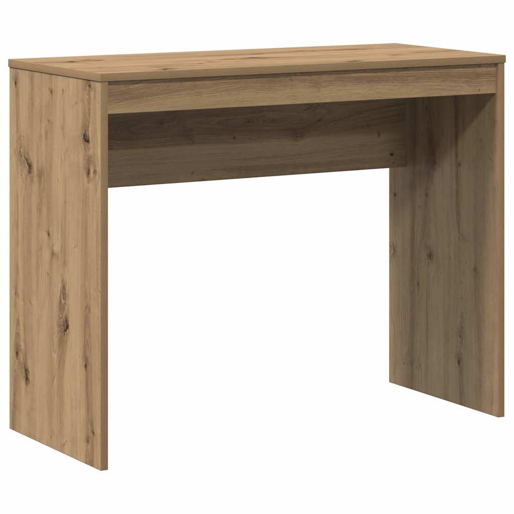 skrivebord 90x40x72 cm konstrueret træ kunsteg