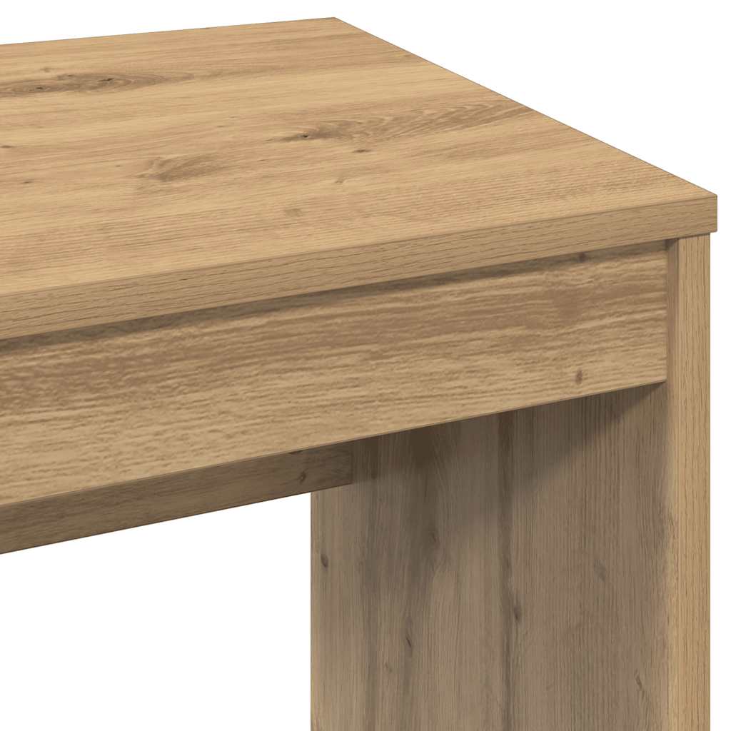 skrivebord 90x40x72 cm konstrueret træ kunsteg