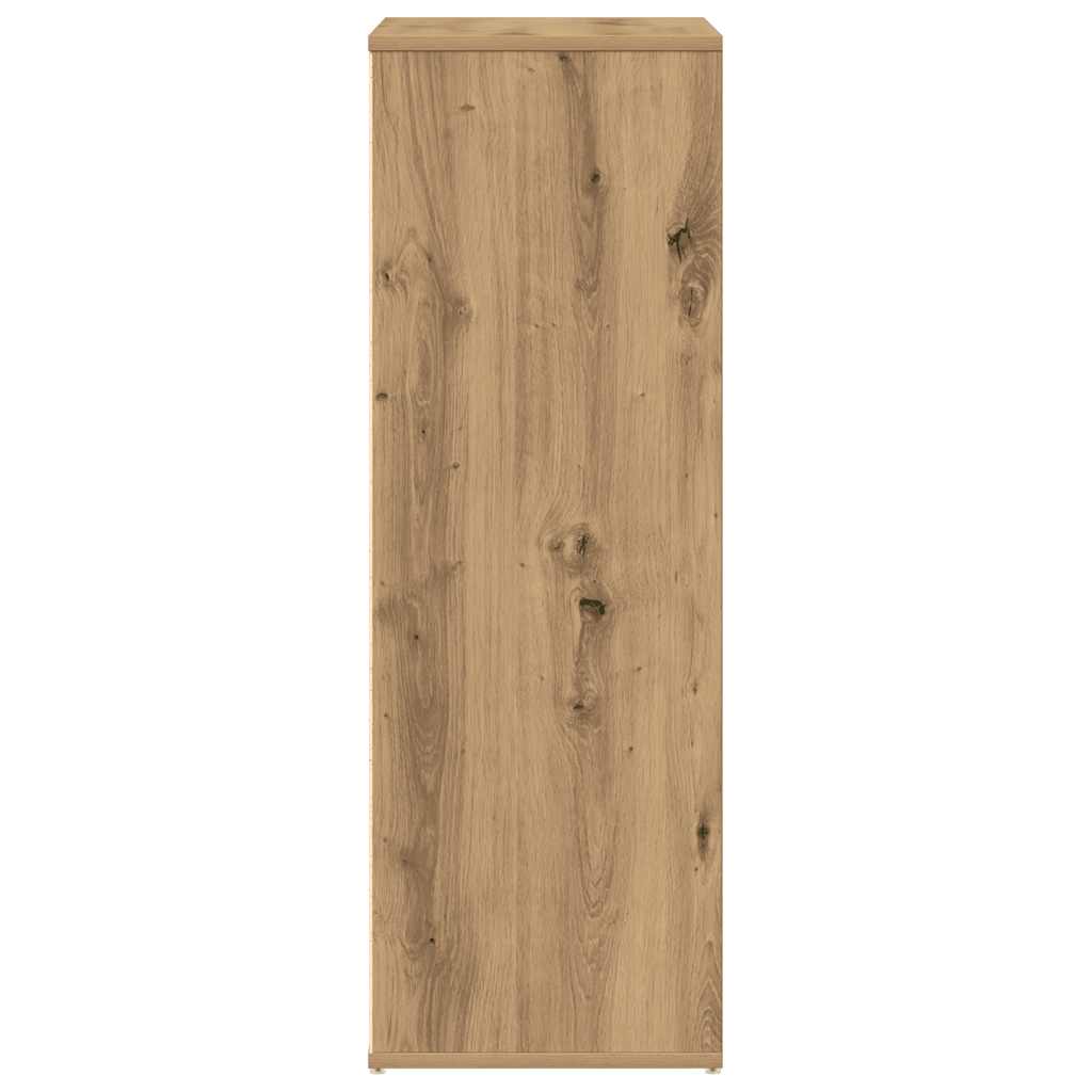 skoreol 54x34x100,5 cm konstrueret træ egetræsfarve