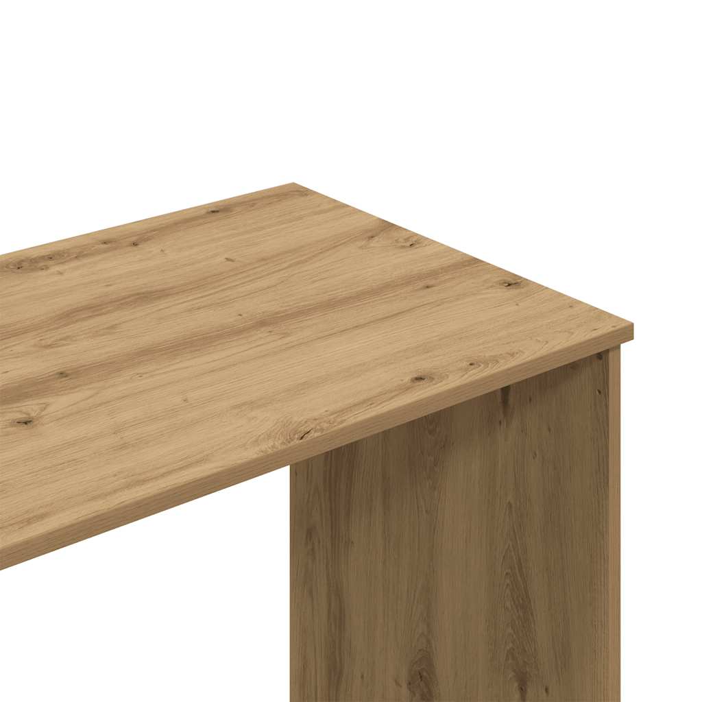 skrivebord 102x50x76 cm konstrueret træ kunsteg
