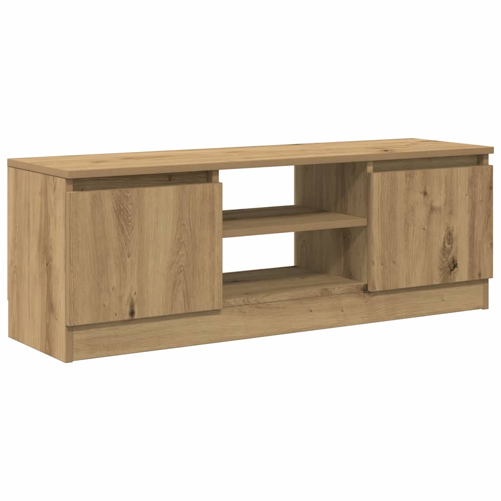 tv-bord 102x30x36 cm konstrueret træ kunsteg
